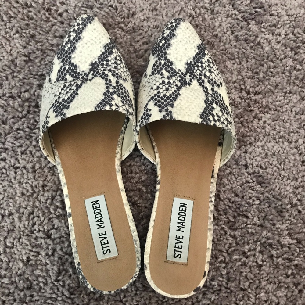 Steve Madden Snakeskin Mule 🐍